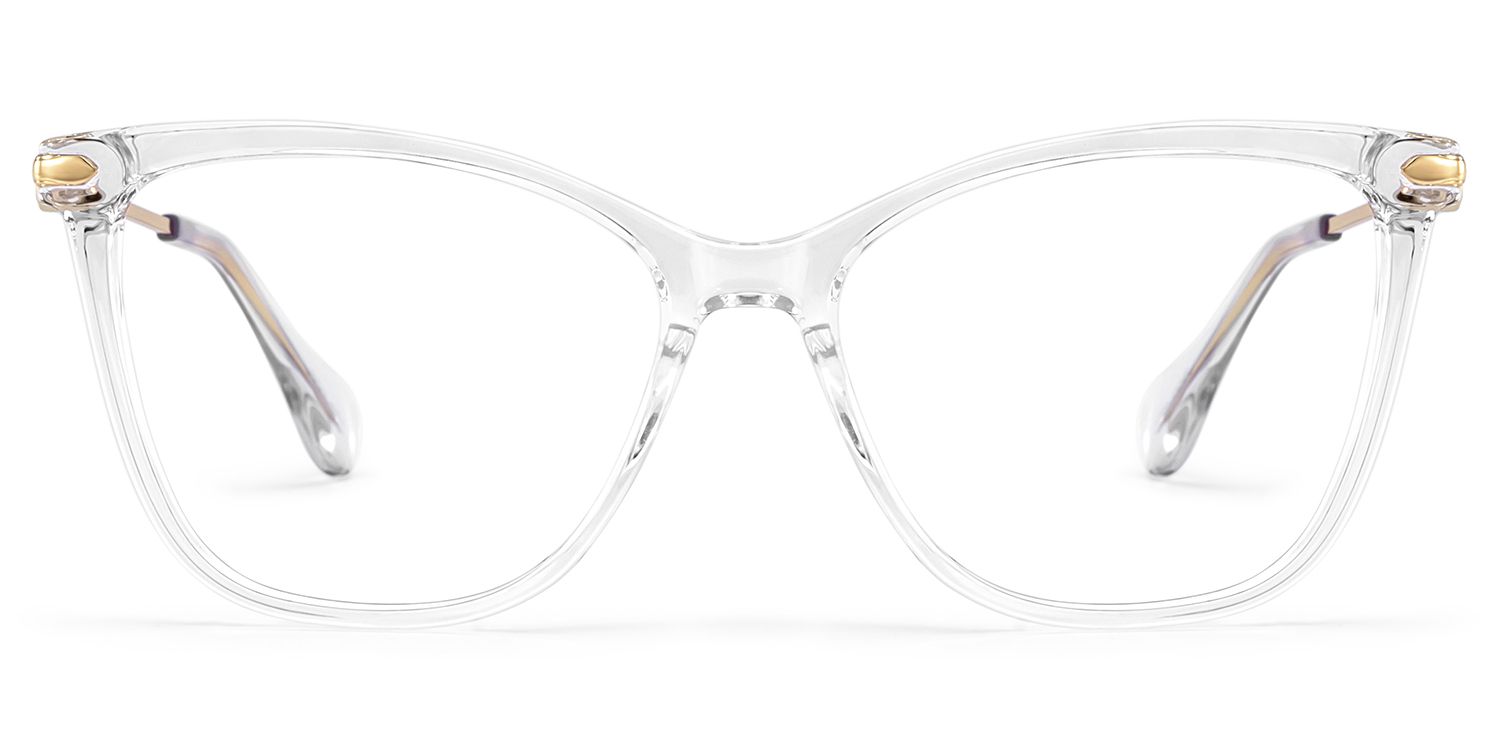 Butterfly-Shaped Spectacles With Shiny Diamond On The Temples