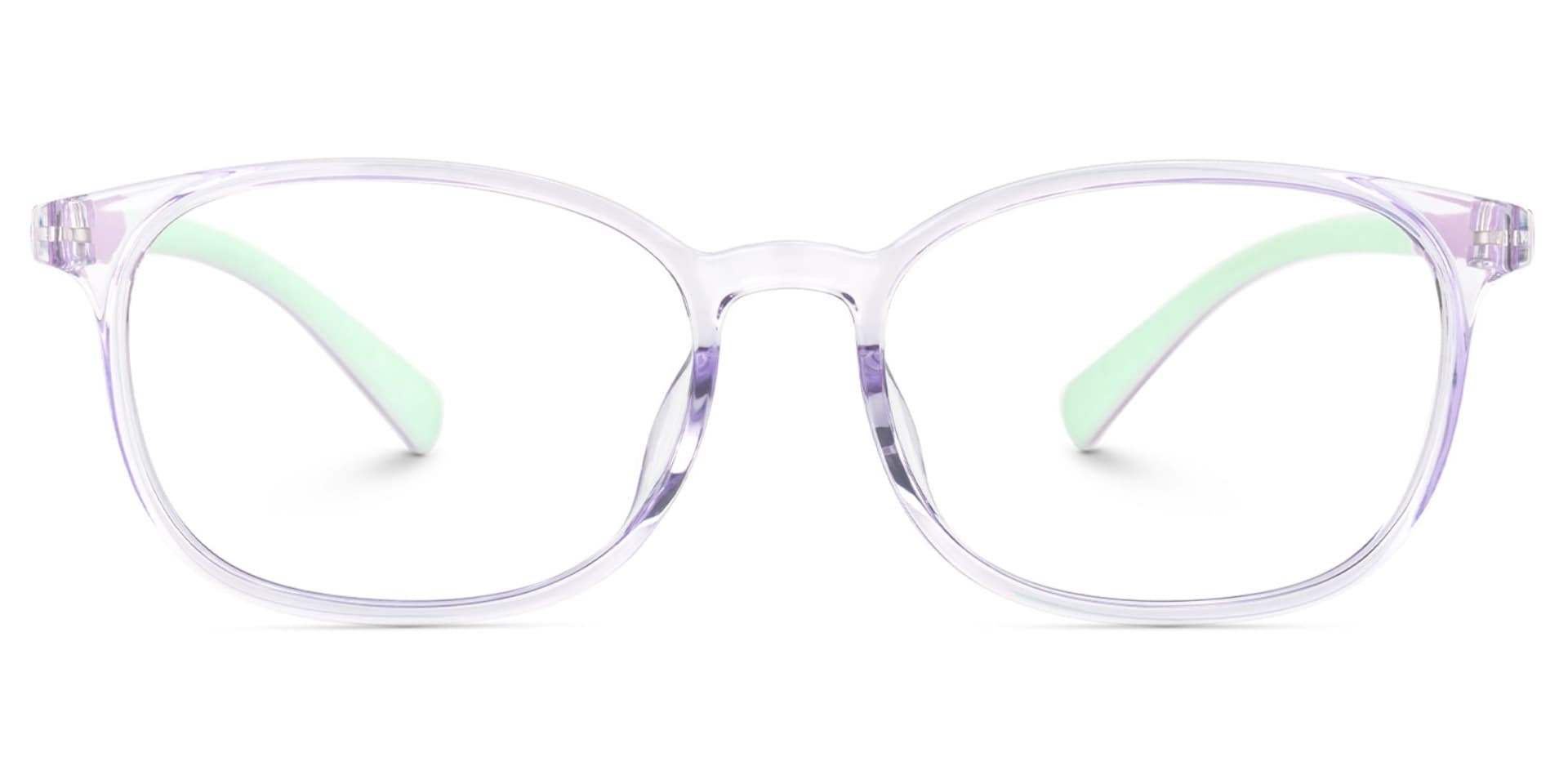 Kids Oval  Purple Amaker Frame Glasses | Zeelool1