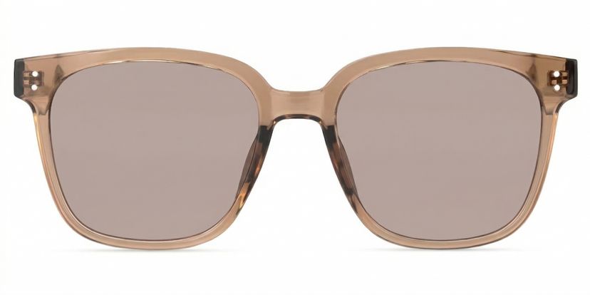 Donnalyn Brown Square Sunglasses