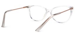 Brandi Cateye Clear Glasses3