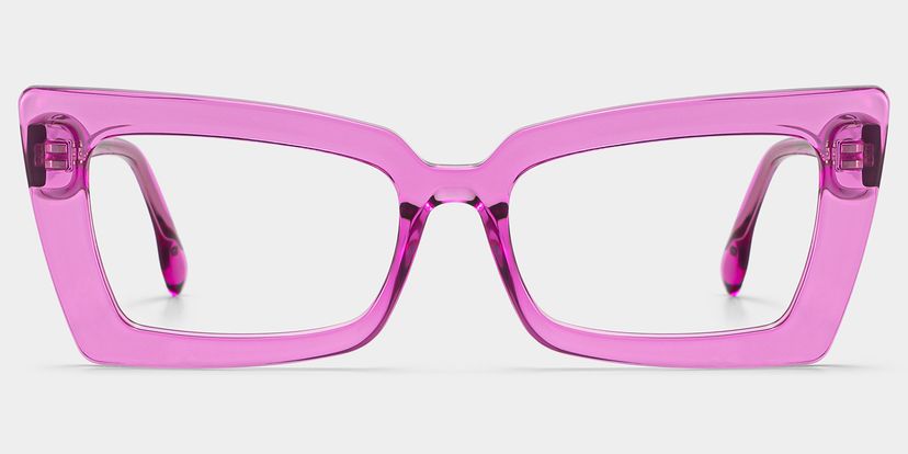 Newell Pink Rectangle Glasses