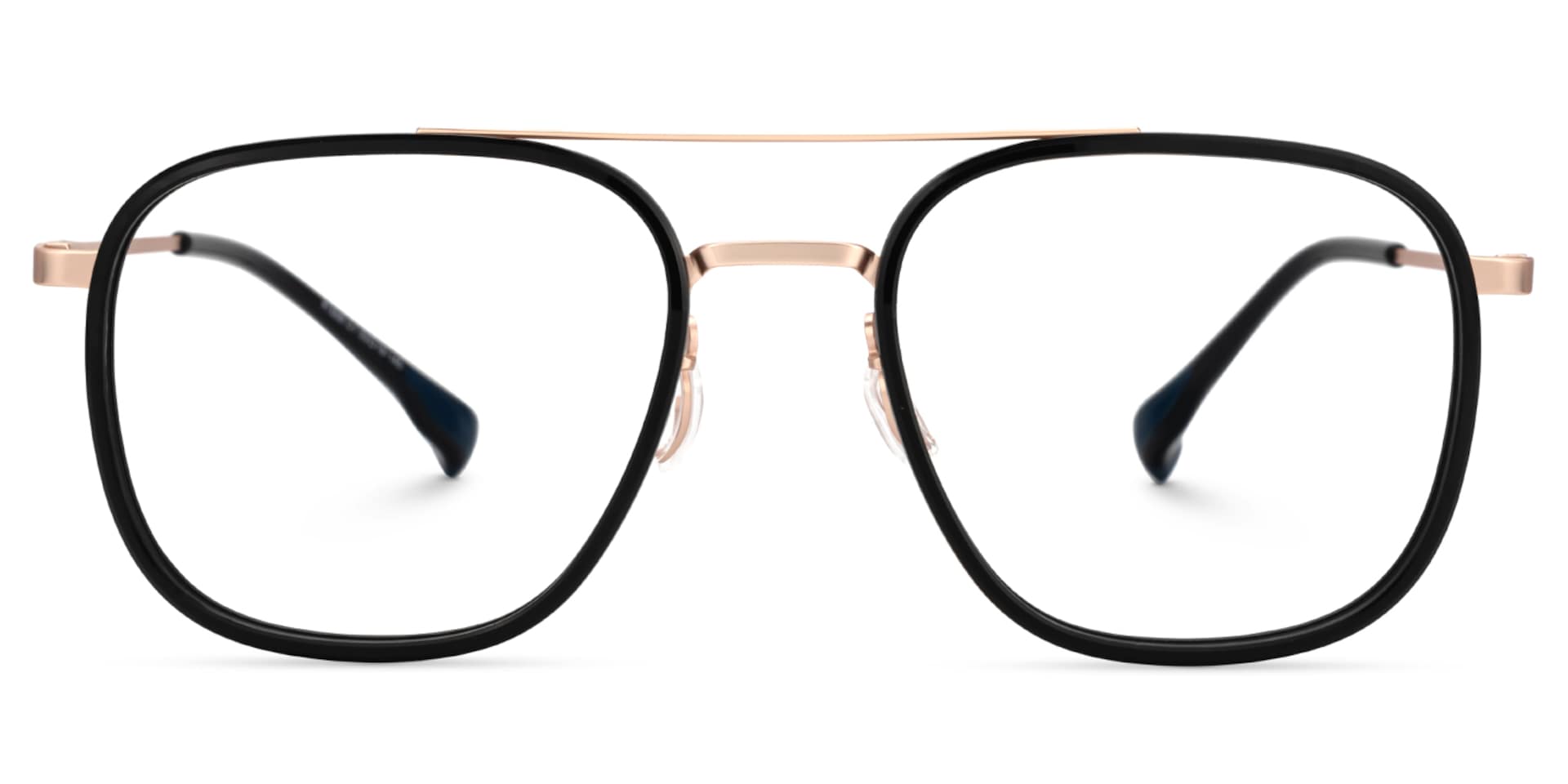 Black Designer Eyeglasses Frames In Aviator1