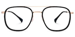 Reyna Aviator Black Glasses1