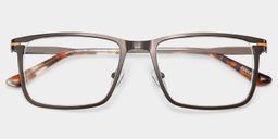 Roxana Rectangle Brown Glasses2