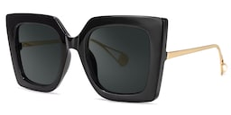 Qatar Square Black Glasses1