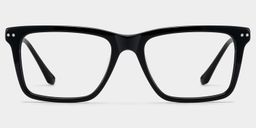 Harper Rectangle Black Glasses1