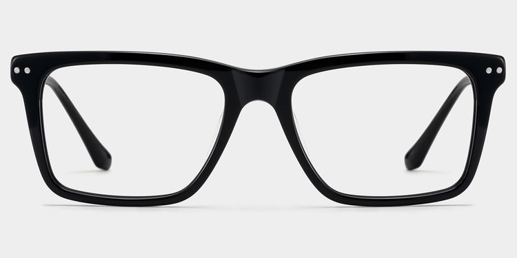 Harper Rectangle Black Glasses