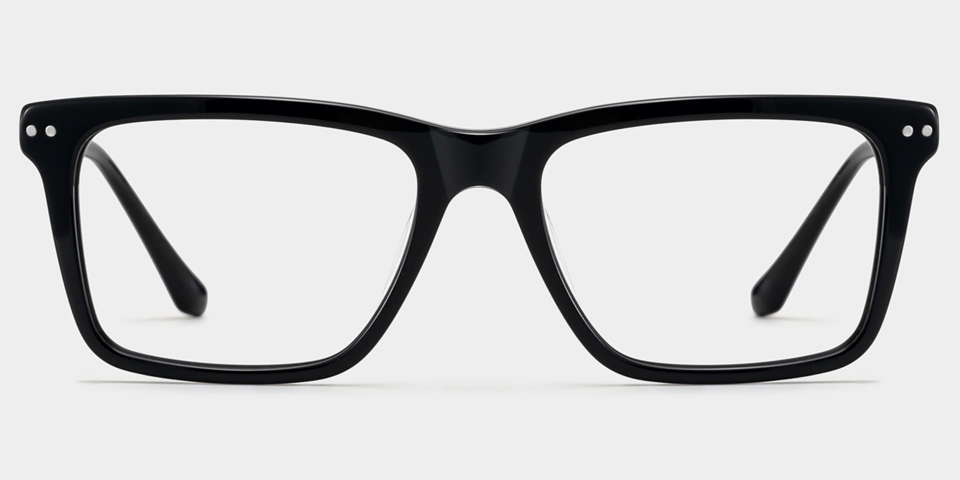 Harper Black Frame Prescription Glasses with Rectangle Shape | ZEELOOL1