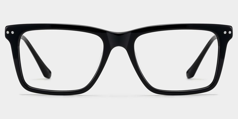 Harper Rectangle Black Glasses