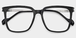 Zeyna Square Black Glasses2