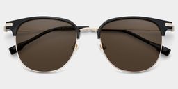 Naranjo Browline Black Sunglasses1