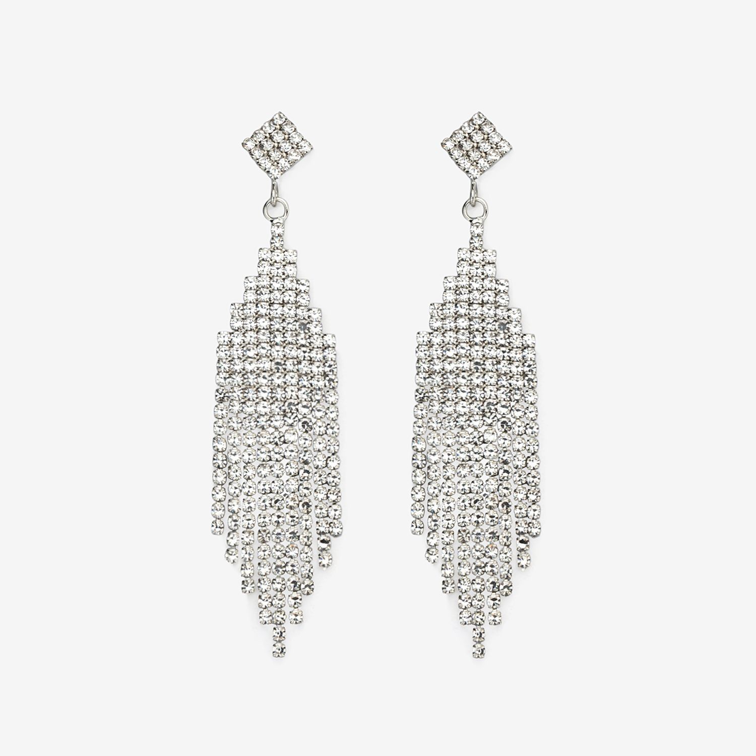 Fashion Eyeglasses Silver Earrings Accessories on Zeelool1
