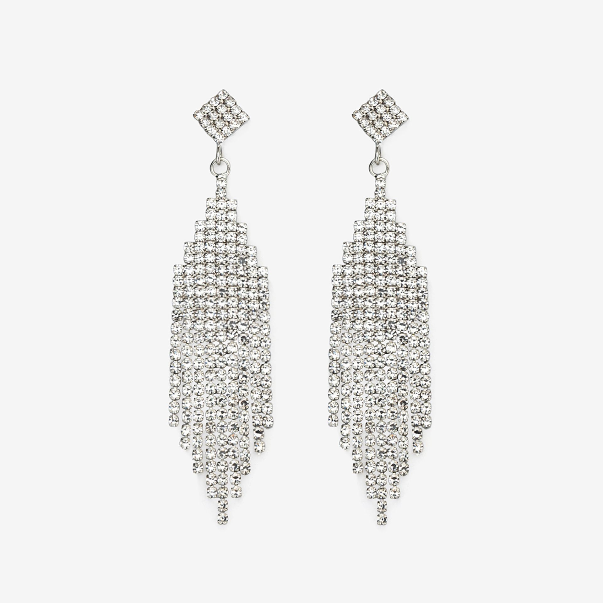 Fashion Eyeglasses Silver Earrings Accessories on Zeelool1