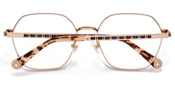 Dunbar Geometric Rose Gold Glasses4