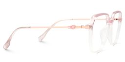 Capeles Square Pink Glasses3