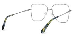 Alisandra Aviator Silver Glasses3