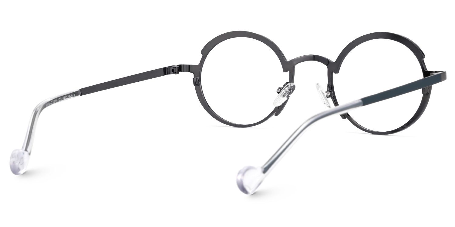 Huesties Round Two-Tone Full-Frame Glasses | ZEELOOL Canada3