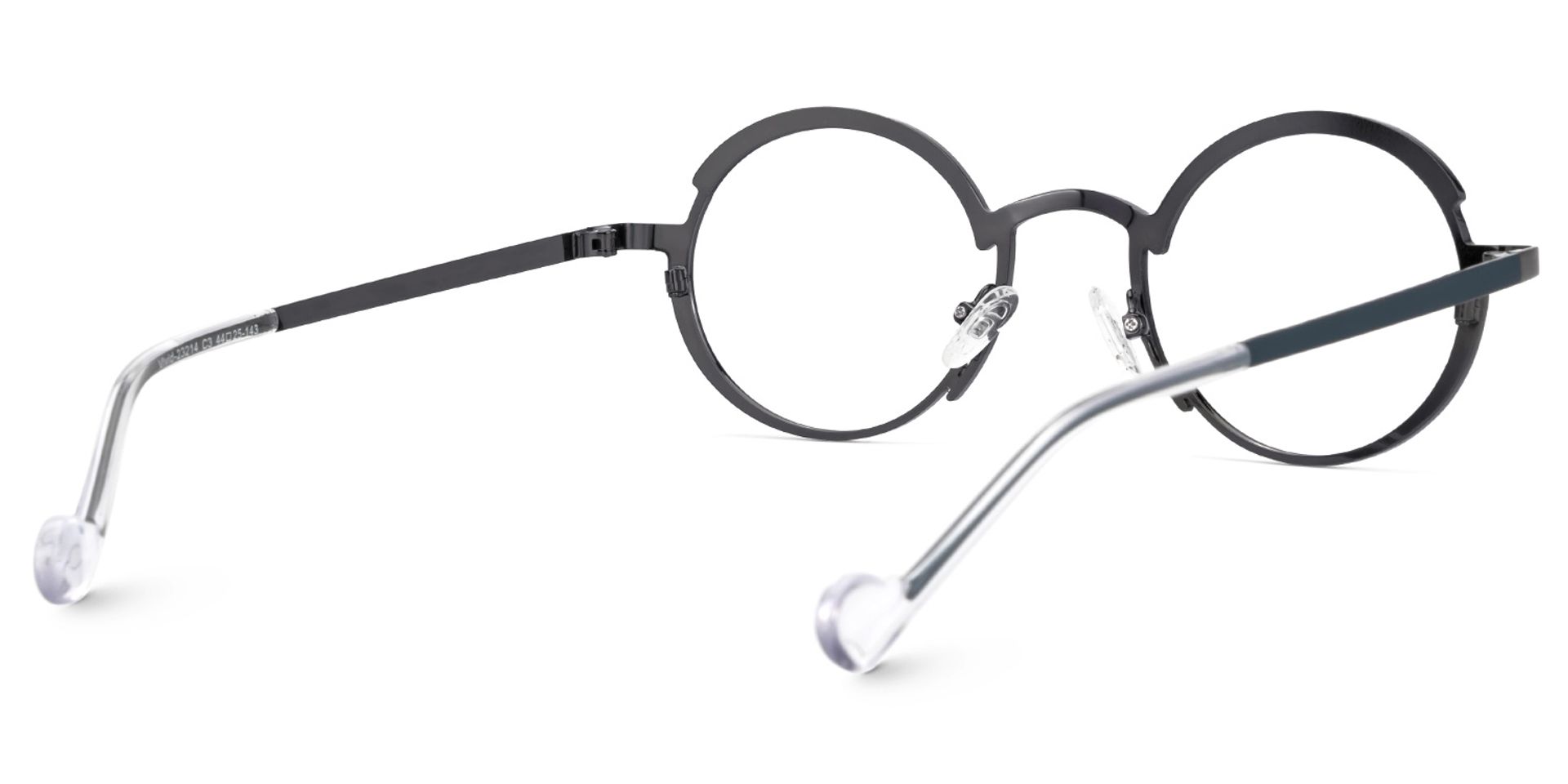 Huesties Round Two-Tone Full-Frame Glasses | Zeelool3