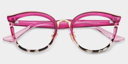 Laraine Red Cat eye Glasses1
