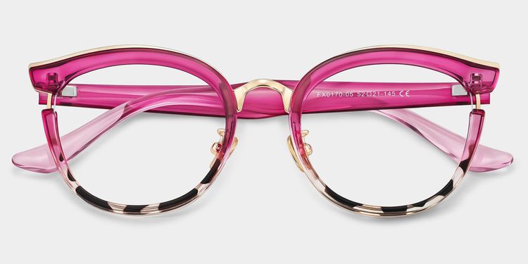 Laraine Red Cat eye Glasses