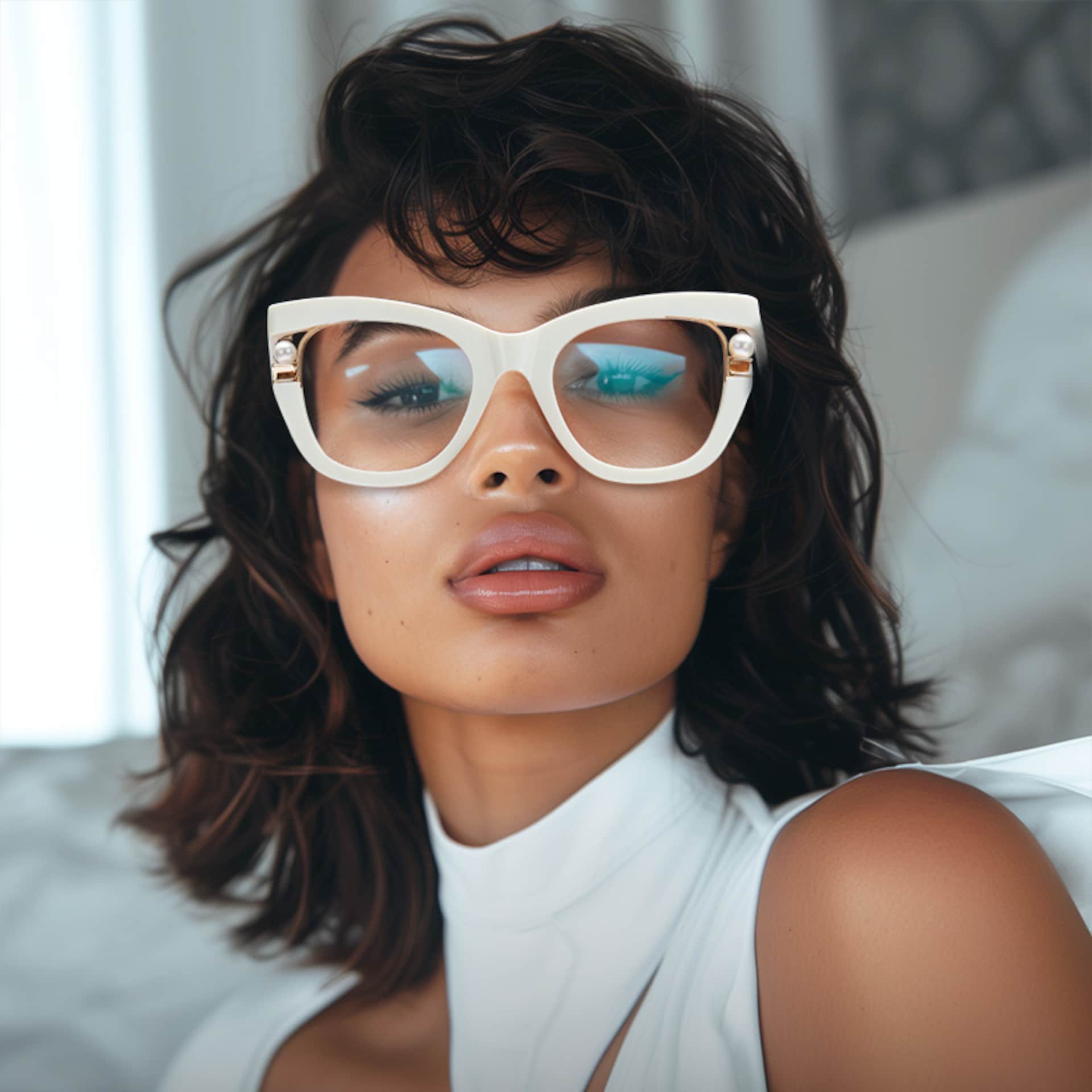 Mother of Pearl Prescription Glasses and Cat Eye Frames5