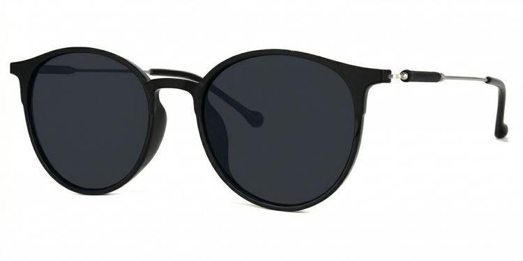 Gamble Round Black Glasses