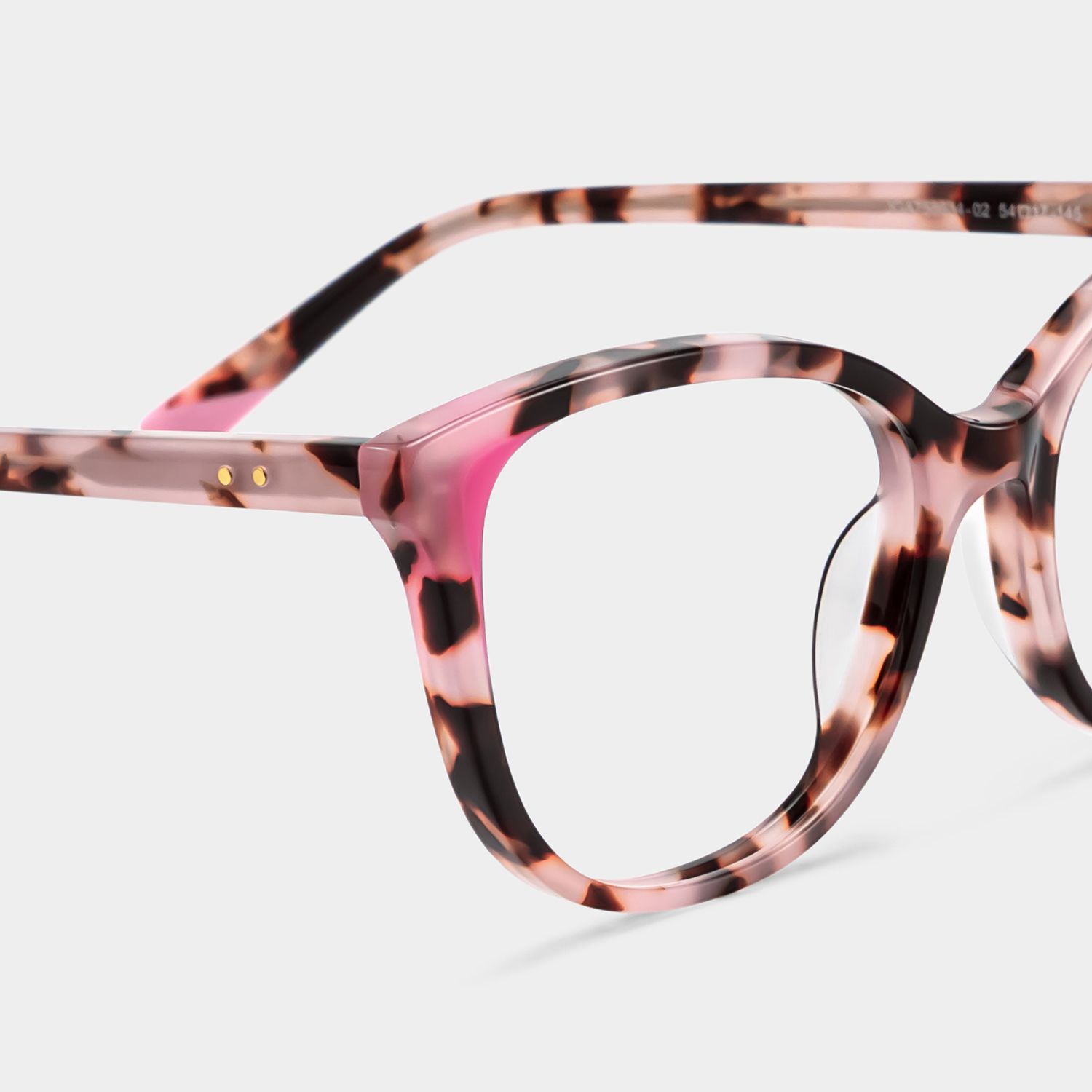 Brady Butterfly Pink Tortoise Frame Glasses for Women | ZEELOOL4
