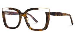 Dortch Square Brown Glasses1