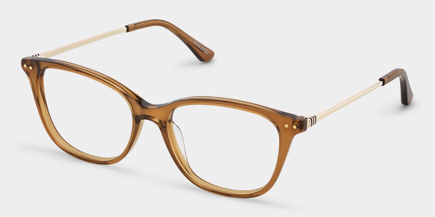 Finch Brown Rectangle Glasses | Timeless Athleisure Frame3