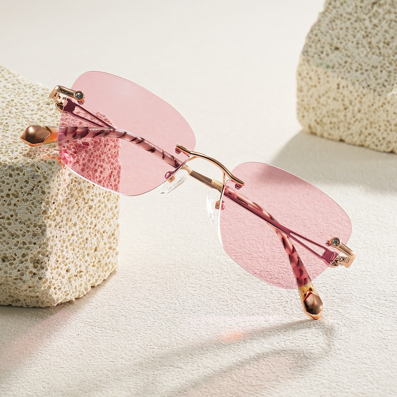 Rectangle Rose Gold Eyeglasses- Seth Metal Frame Glasses9