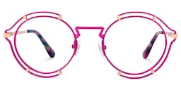 Frazer Round Purple Glasses0