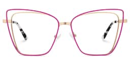 Castillo Butterfly Pink Glasses0