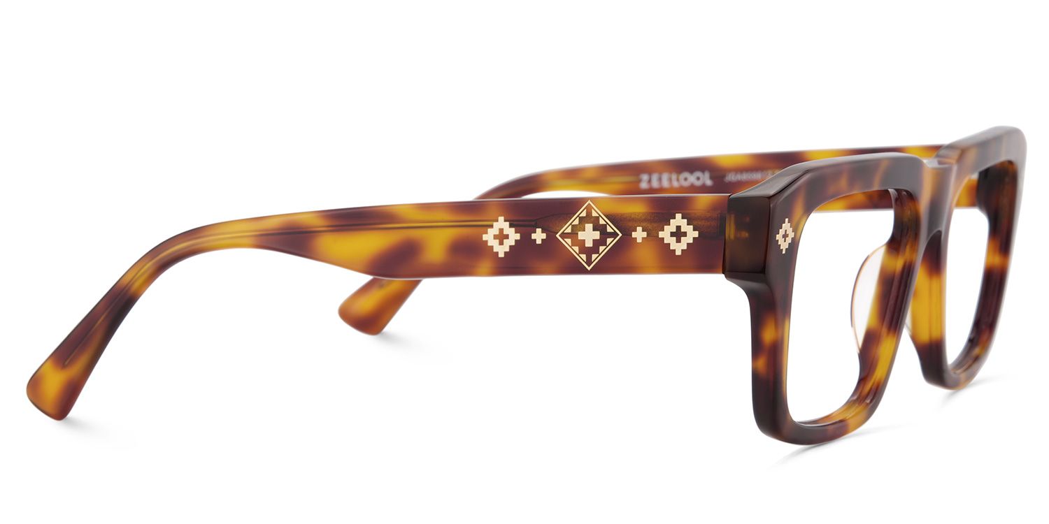 Ramdass Tortoise Rectangle Prescription Glasses | Zeelool4