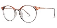 Elnora Round Gray Glasses1