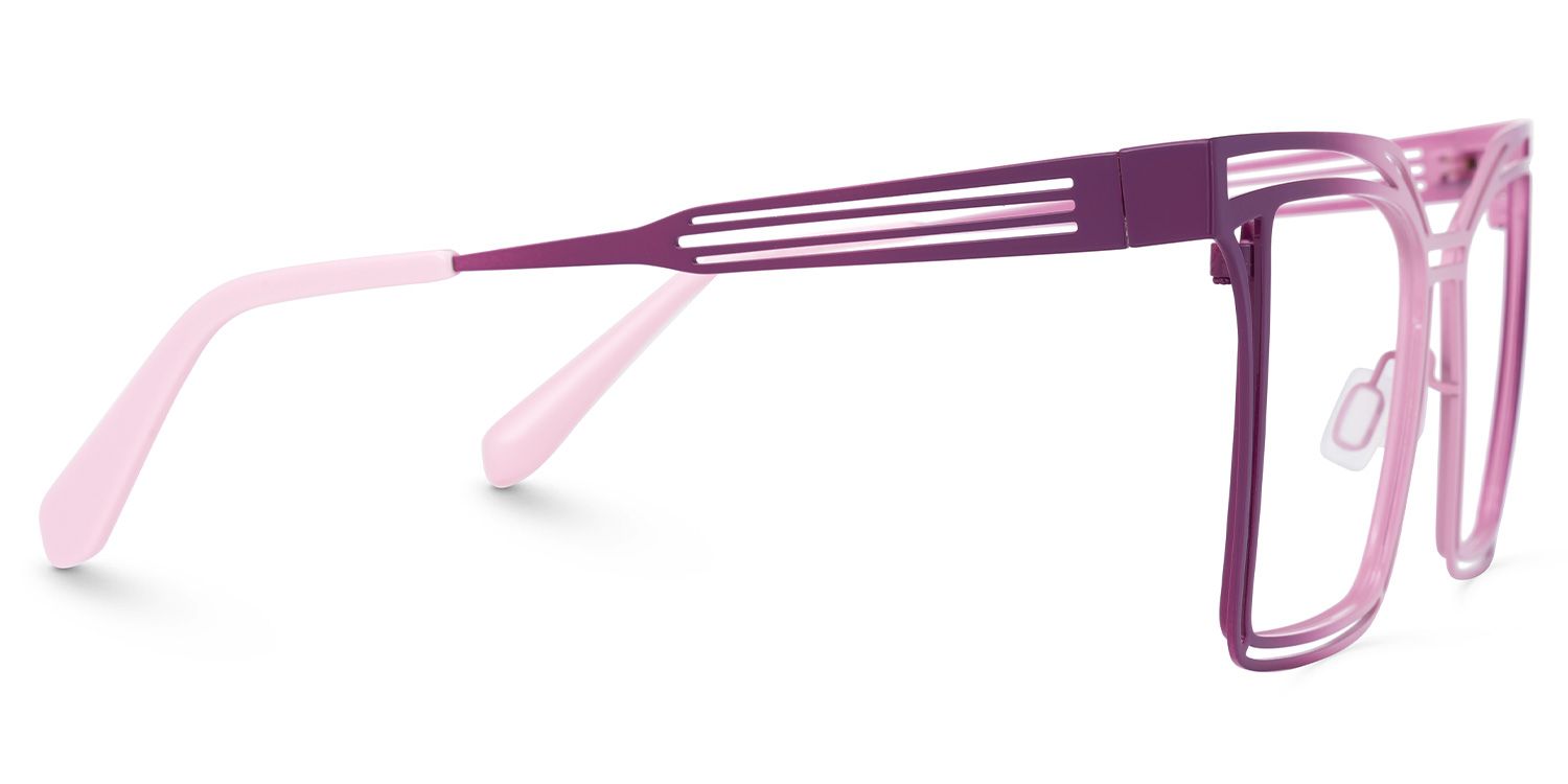 Metal Jacott Eyeglasses, Jacott Square Glasses -Zeelool Glasses2