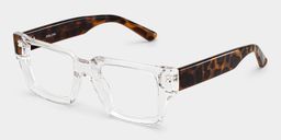 Orson Rectangle Clear Glasses3