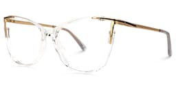 Yomary Cateye Crystal Glasses1