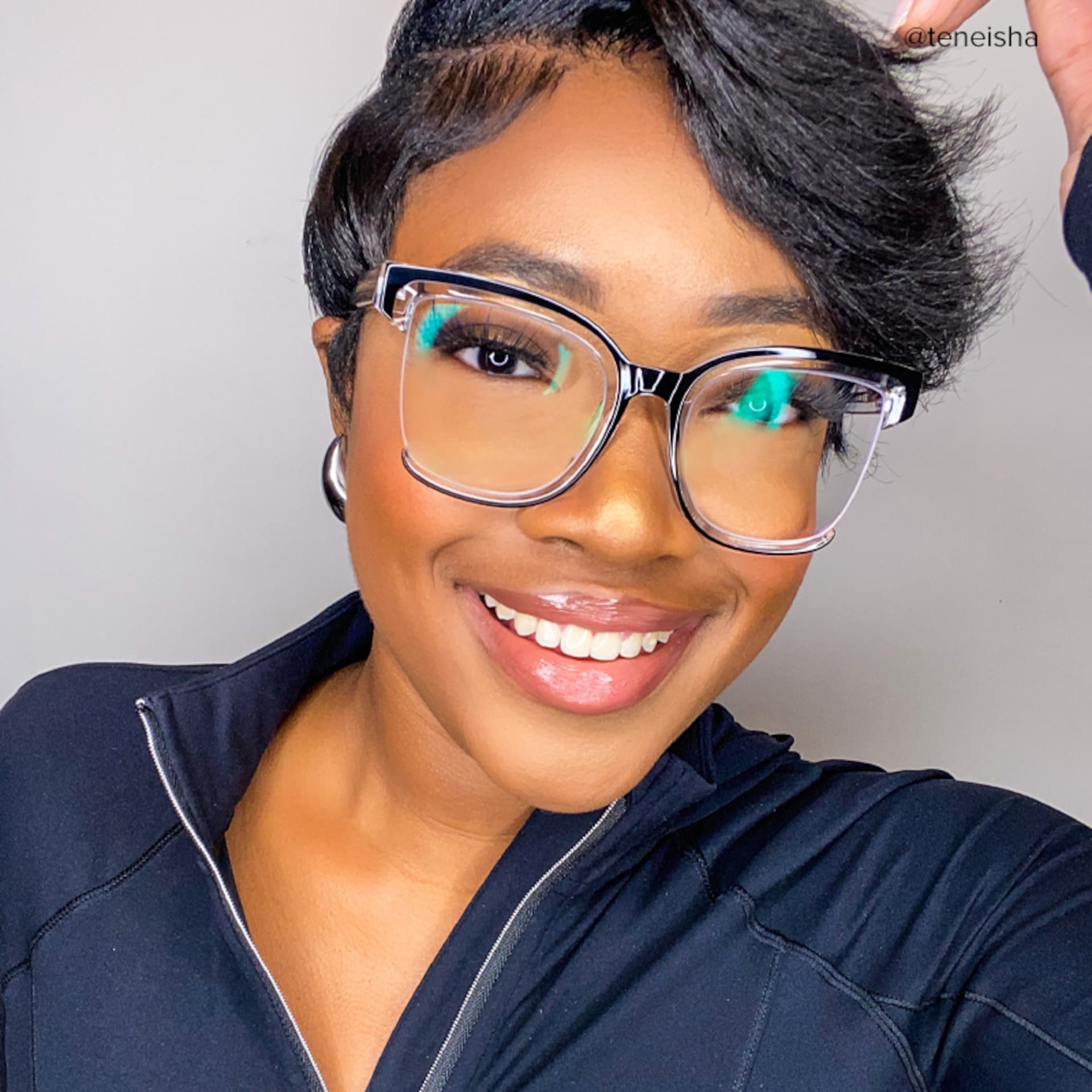 Cadogan Square Black Eyeglasses and Glasses Frame7