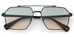 Casablanca Aviator Green Sunglasses2