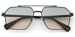 Casablanca Aviator Green Sunglasses2