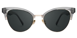 Charlene Browline Gray Glasses0