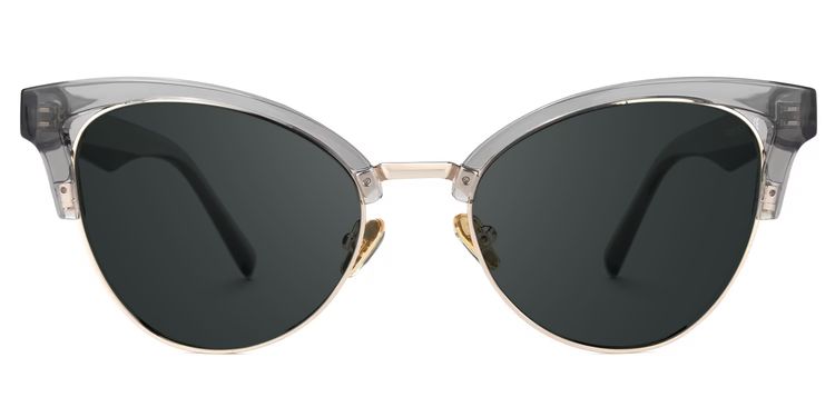 Charlene Browline Gray Glasses