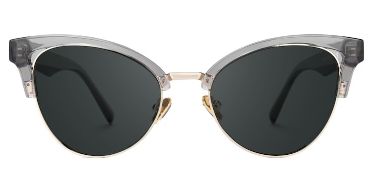 Charlene Browline Gray Glasses