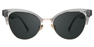 Charlene Browline Gray Glasses0