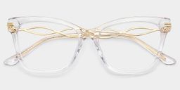 Mason Cat eye Clear Glasses2