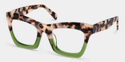 Benitez Two-Tone Square Glasses3