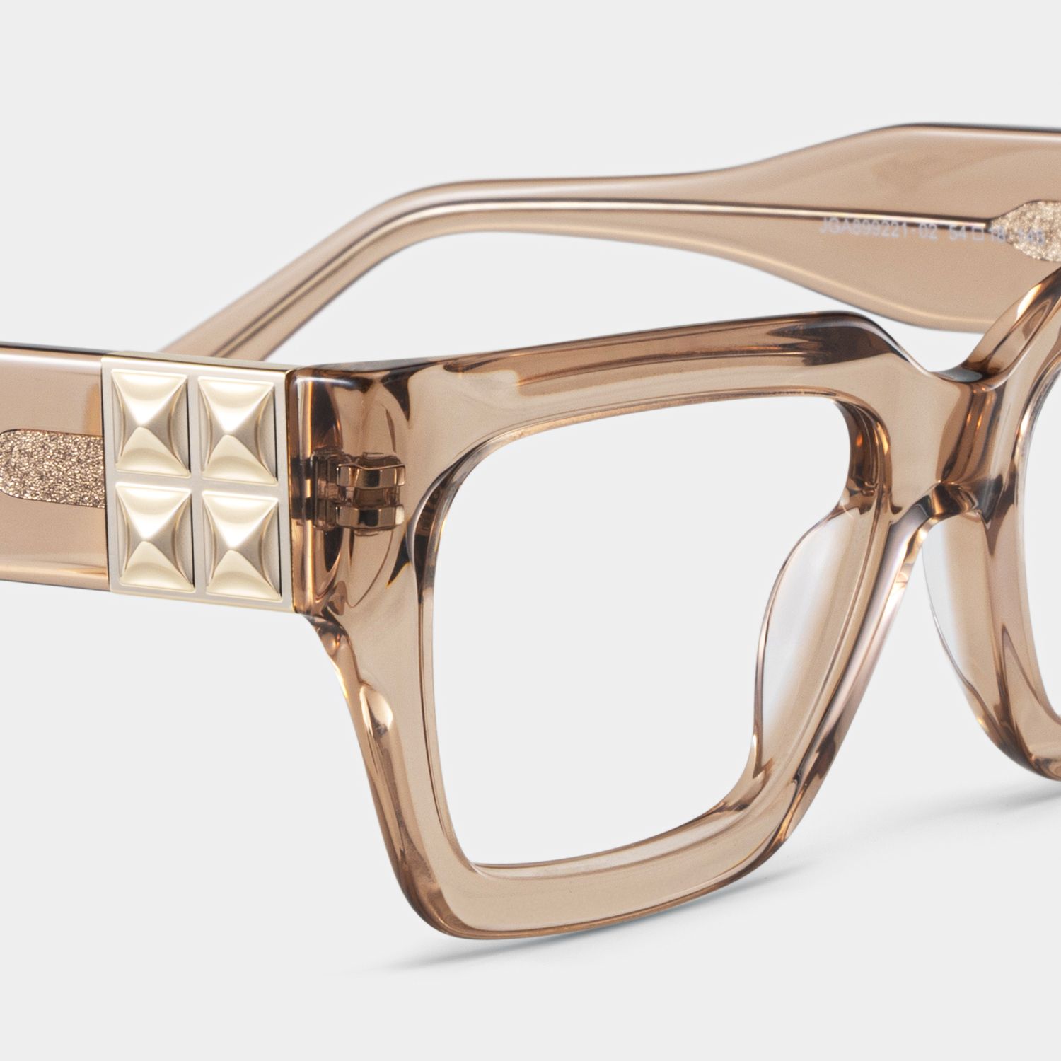 Maddox Beige Frame Glasses with Square Frame Online | ZEELOOL9