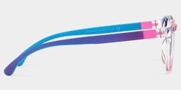 Dale  Round Blue Pink Glasses4