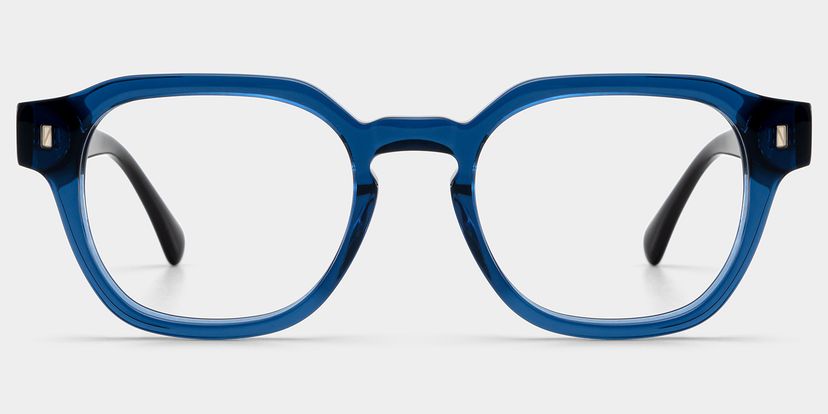 Hope Round Blue Glasses