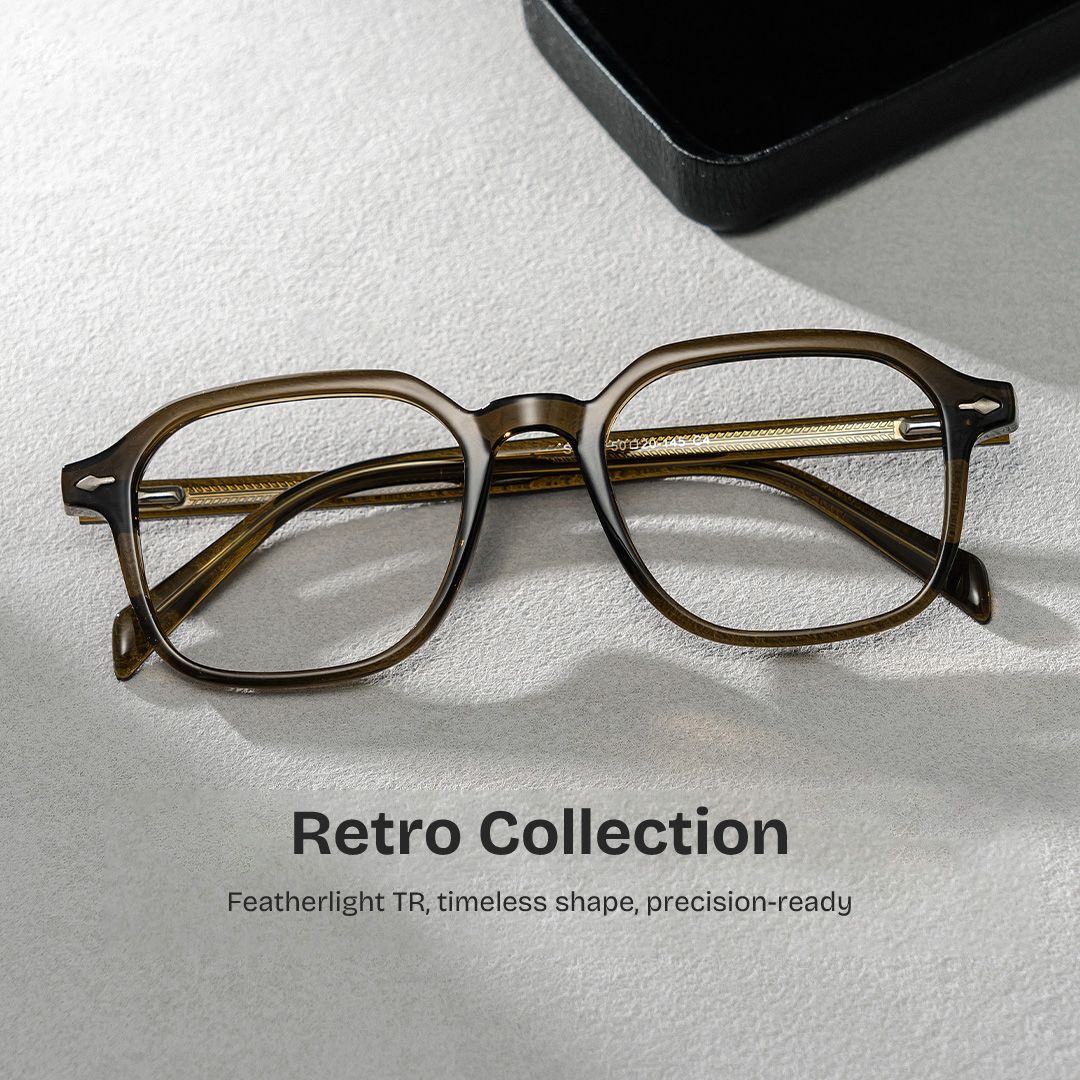 Josh Green Frame Glasses with Rectangle Frame Online | ZEELOOL